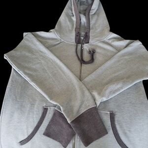 💙 Women's Grey Hoody Jacket size Large.